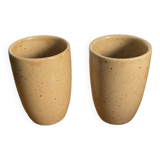 Pair of Digoin goblets