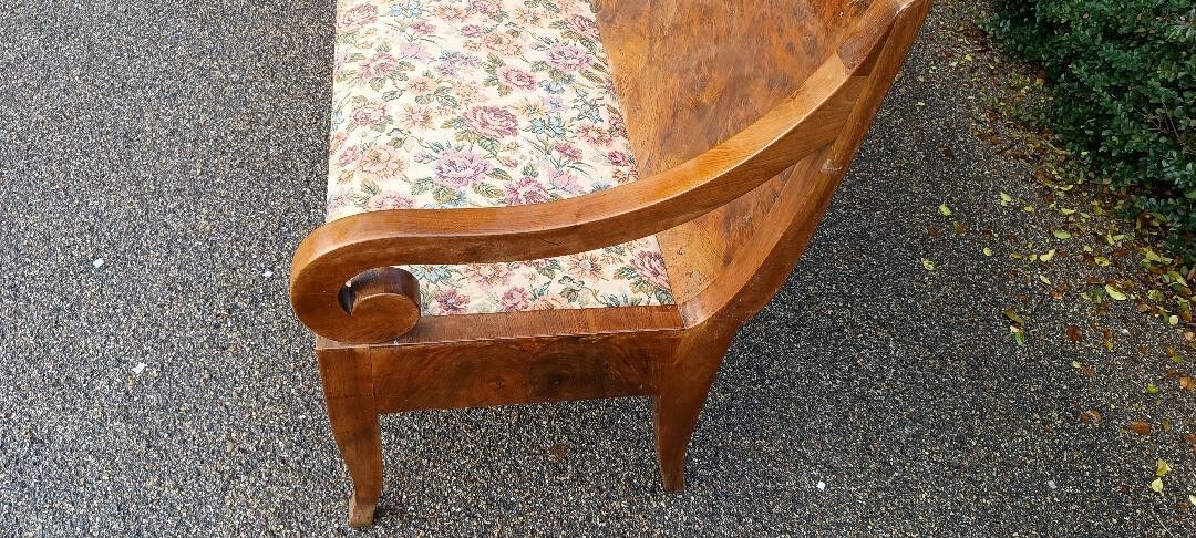 Antique Charles X canapé