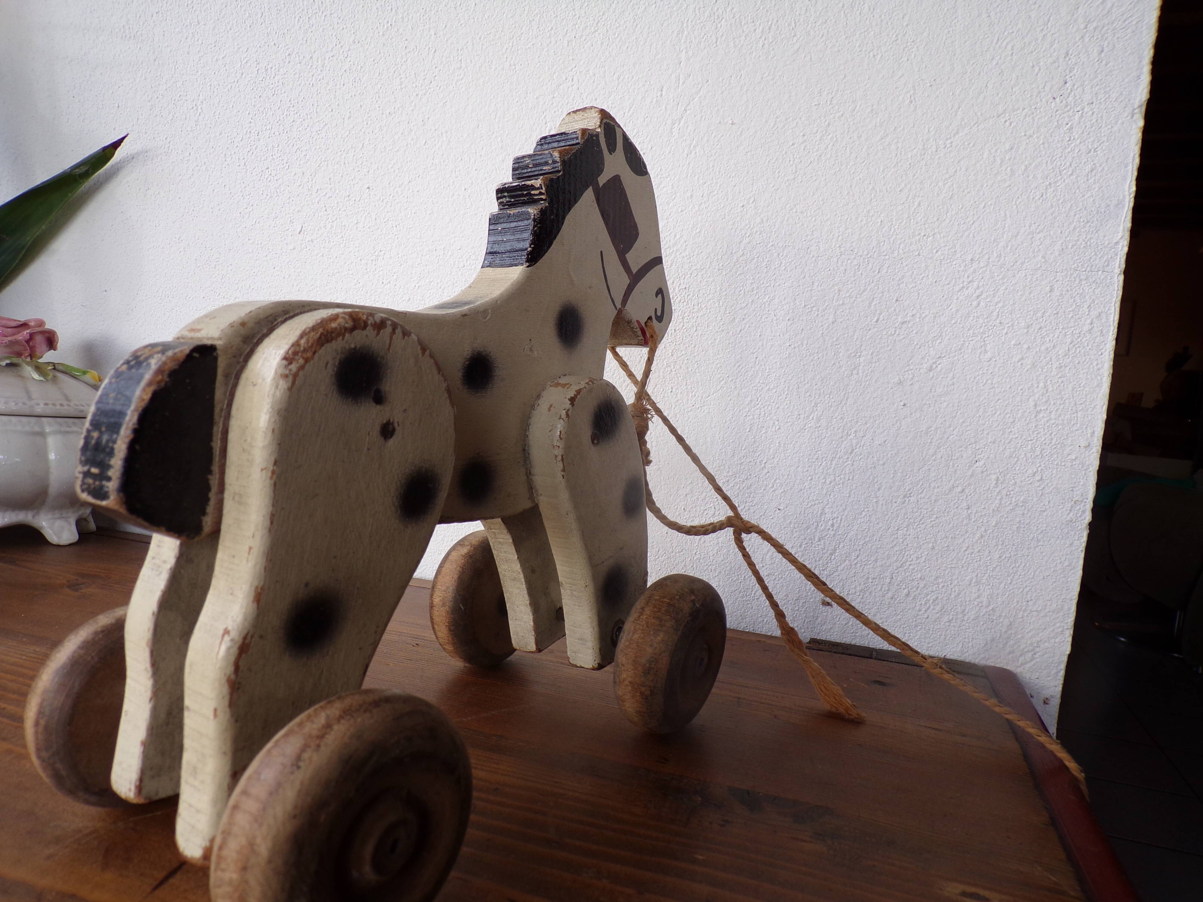 Wooden horse toy