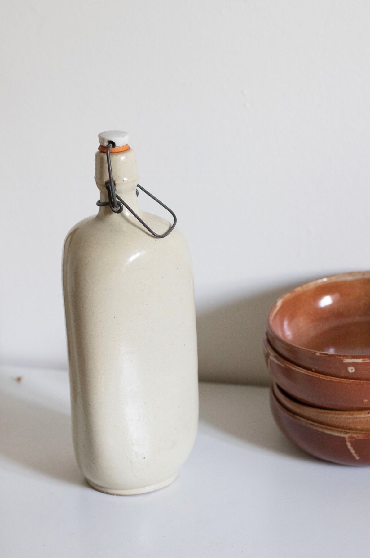 Old sandstone bottle