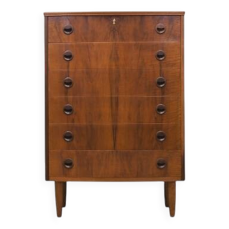 Commode danoise en noyer, années 1960