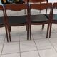 Set of 4 vintage Scandinavian teak chairs from the 1970s