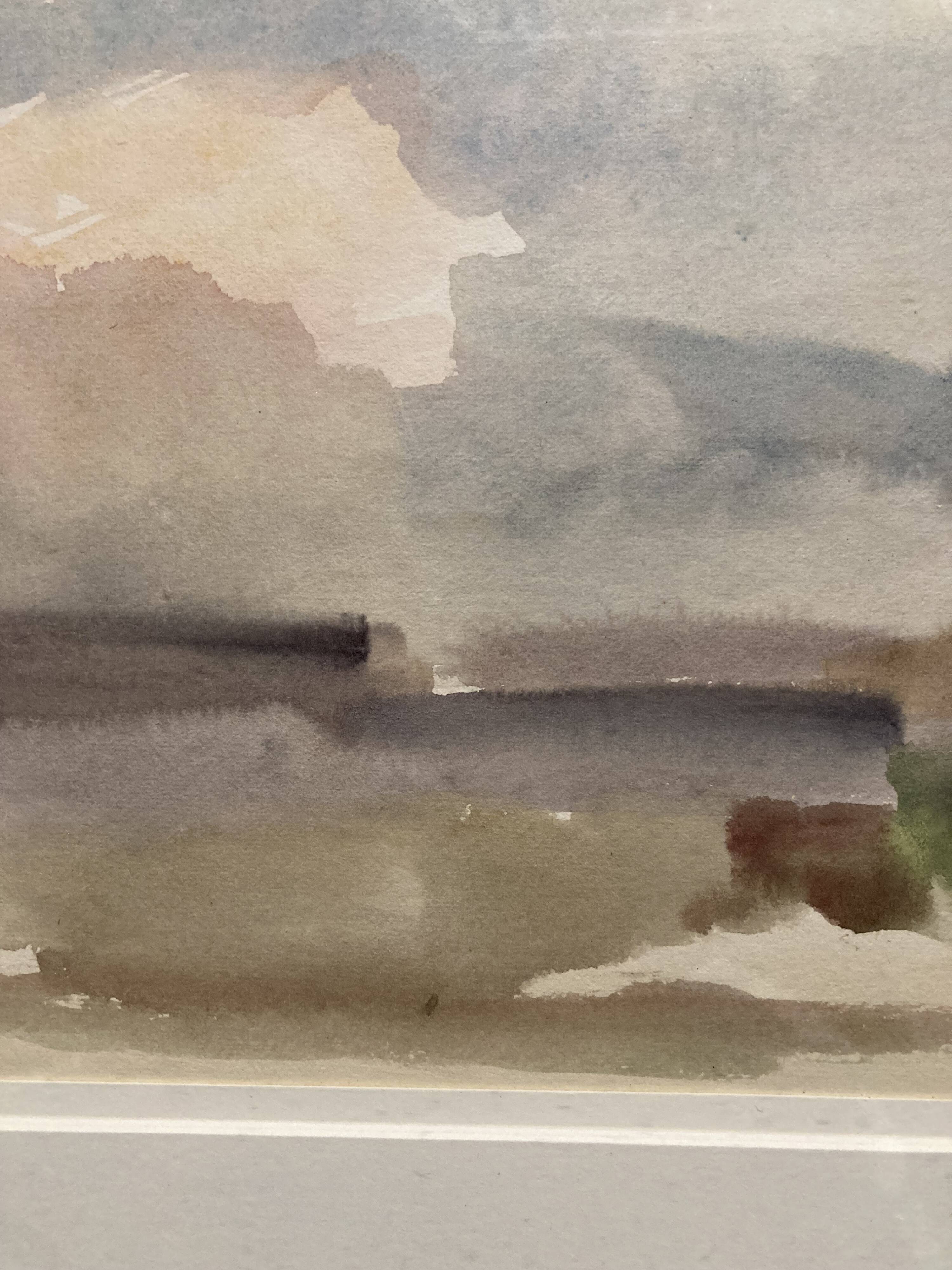 Landscape framed by Gustave Guétant (1873-1953)