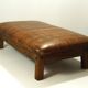 Table de gym / lit de repos vintage en cuir XXL