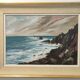 Signed marine oil painting