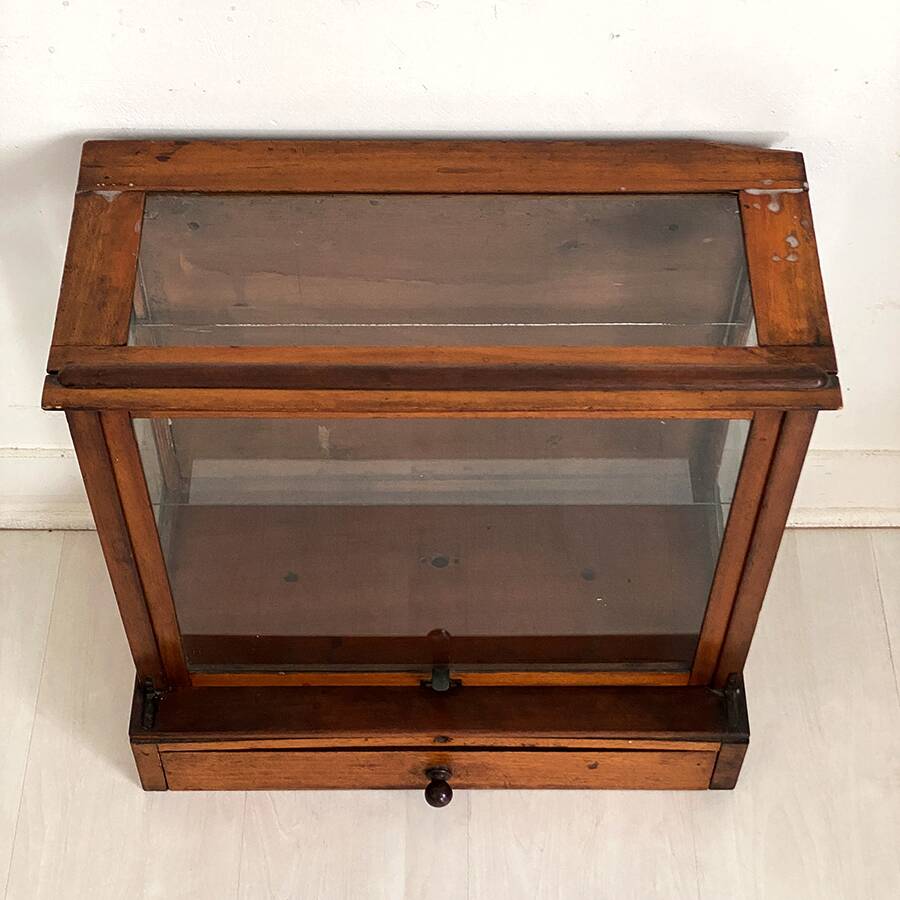 Pharmacy window from the 1930s