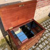 Wooden and mirrored mini bar
