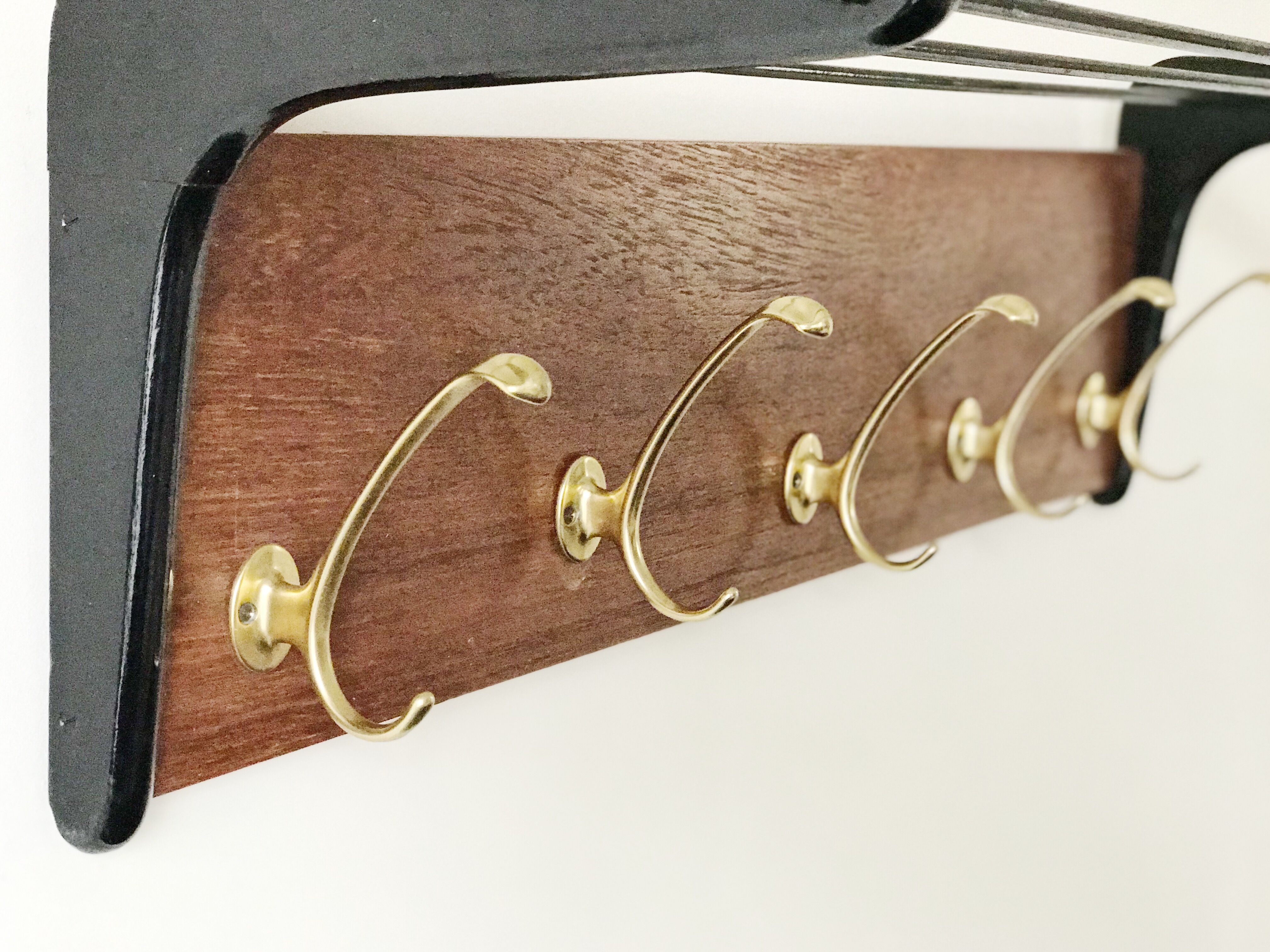 Wall coatrack Italian, 1960 s