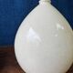 Art Deco egg-shaped vase in crackled ceramic, Orchies, 1930