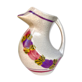 Vintage ceramic pitcher by Pornic Ninon