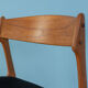 1950s dining chairs, Erik Buch