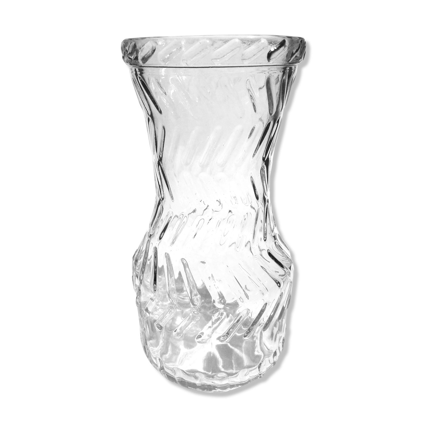 Large vintage glass vase