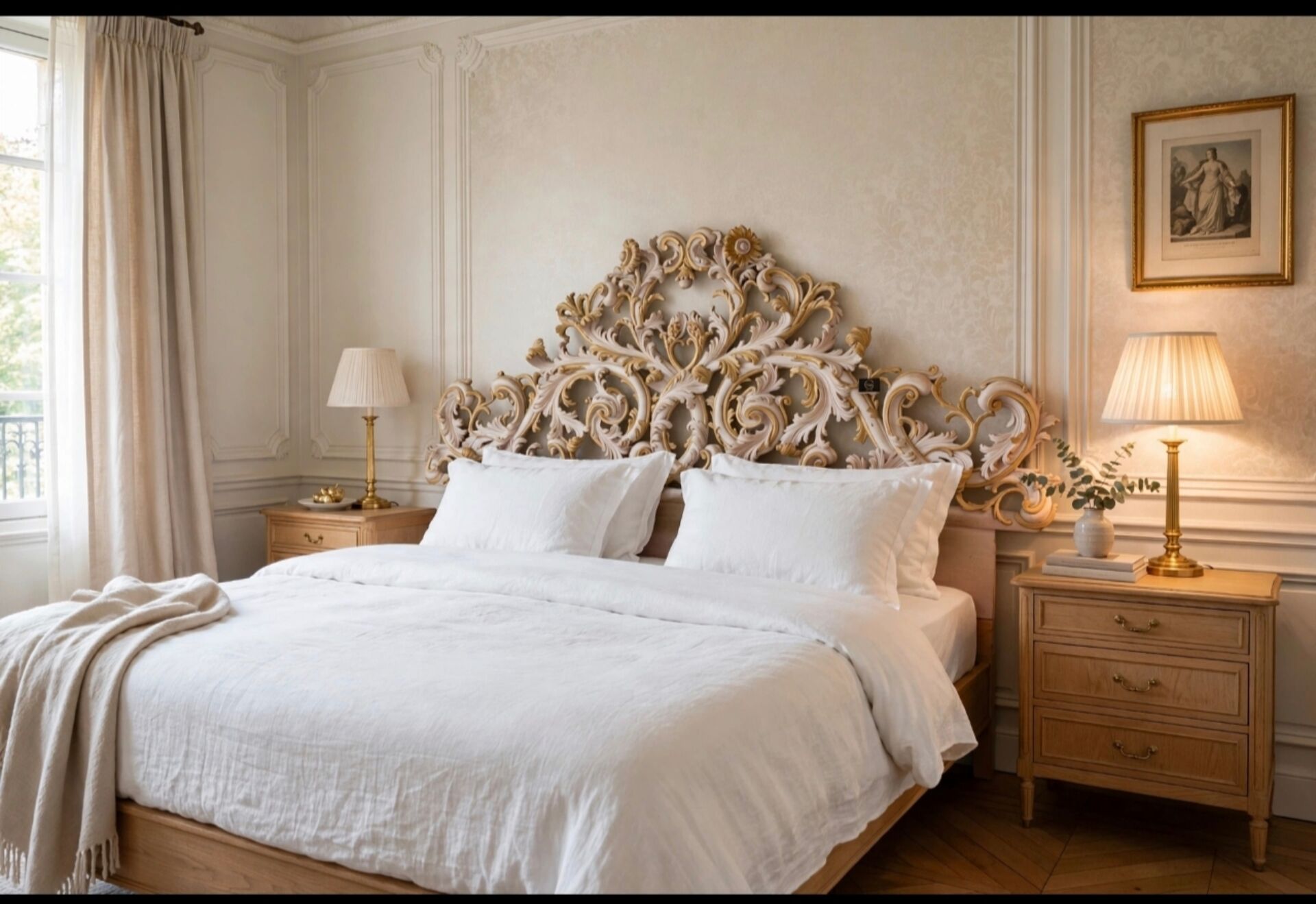 Baroque headboard