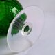 Vintage Green Glass Footed Vase
