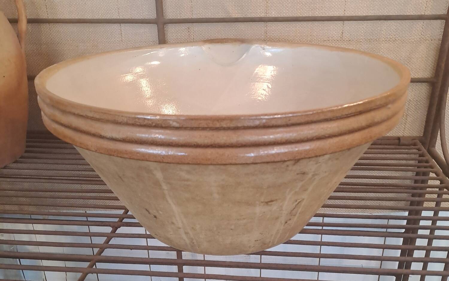 Glazed terracotta bowl