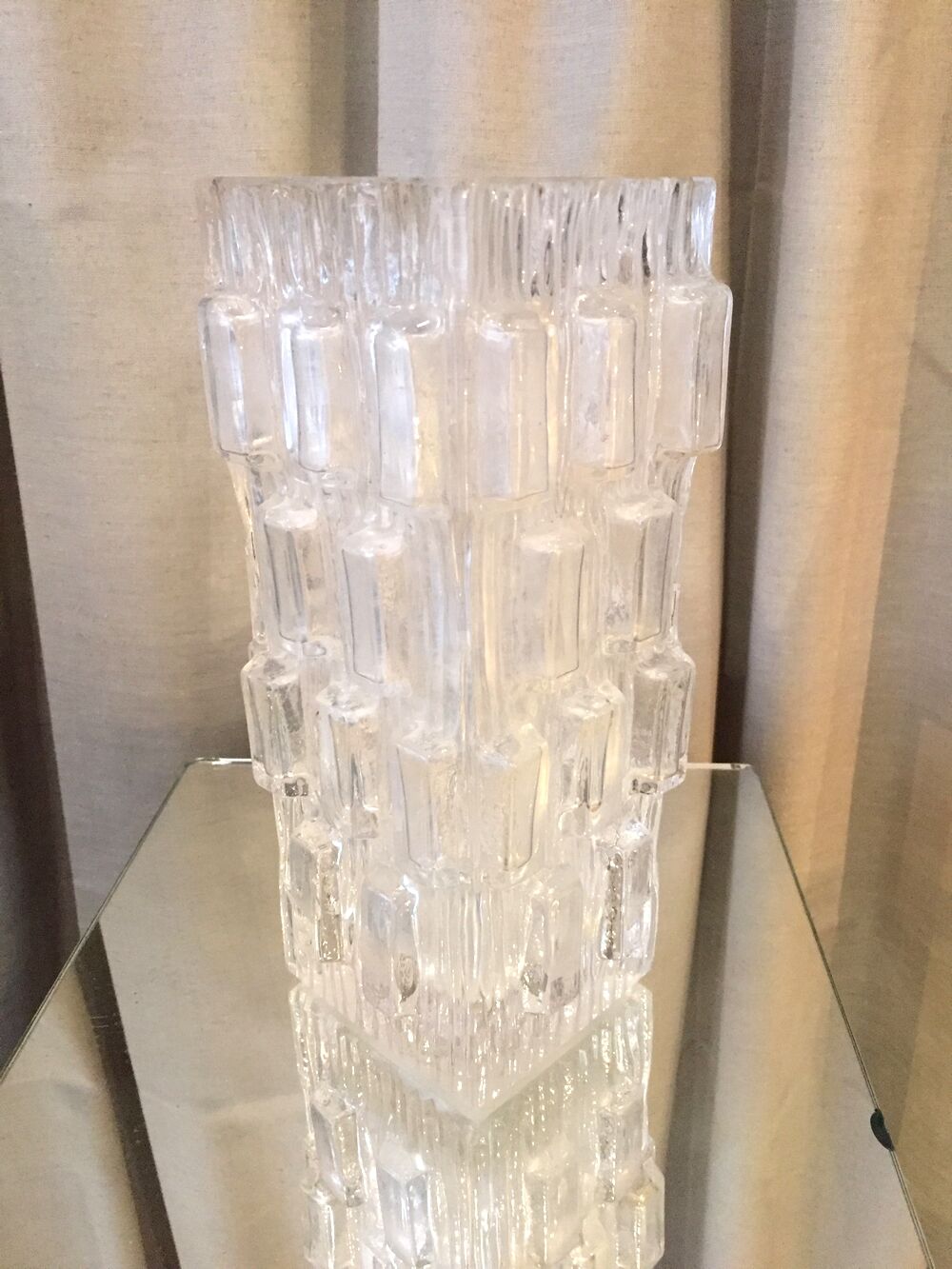 Vase art deco rectangle