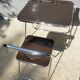 Platone desk set and Plia Platone chair by Giancarlo Piretti Edition Anonima Castelli