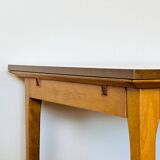Scandinavian teak dining table with extensions 1960