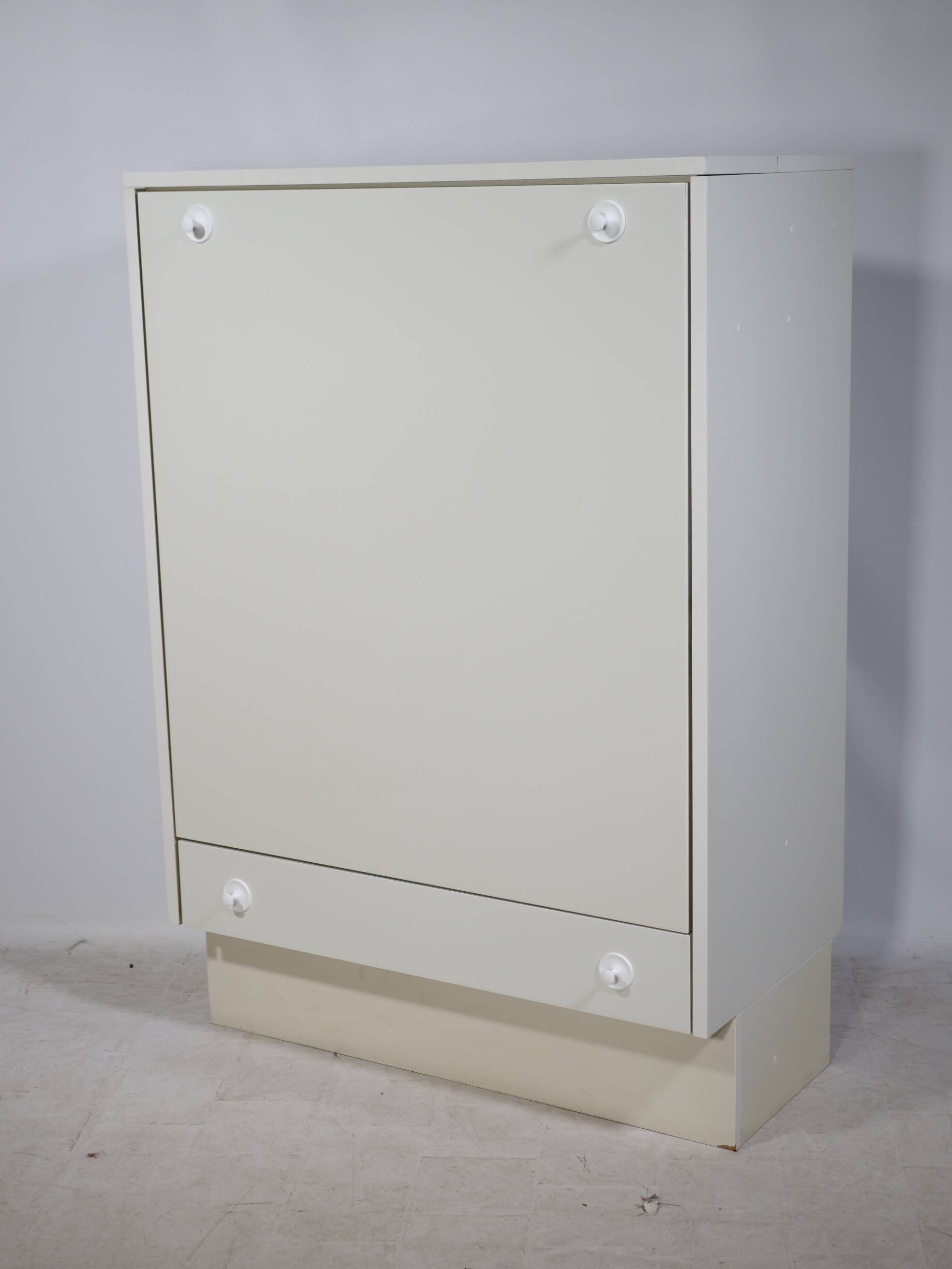 Postmodern highboard cabinet with fold-out desk by Interlübke, 1970s 1980s