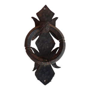 Heurtoir de porte en fer forgé,