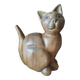 Sculpture chat bois