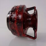 Italian Strawberry Ceramic Vase by Fratelli Fanciullacci for Bitossi, 1960s