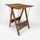 Old folding fishing stool
