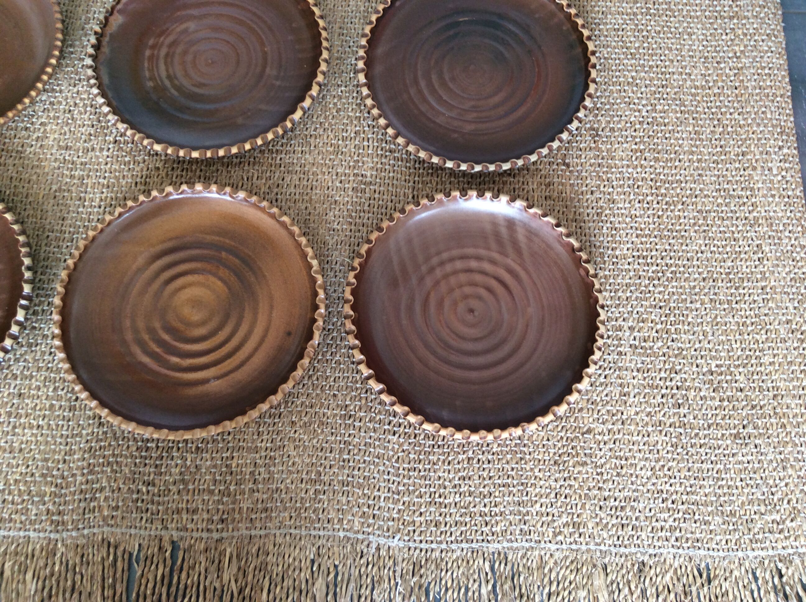 Series of 12 flat plates