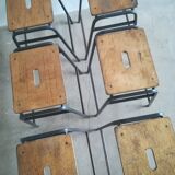 Lot of 6 laboratory stools