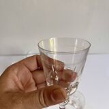 Crystal liqueur glasses