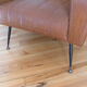 Armchair in leatherette 60