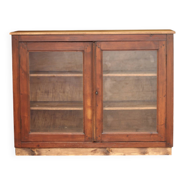 Beautiful small low bookshelf, lovely patina - TV unit. Late 19th century.
