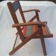 Folding armchair for children