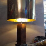 Lampe avec pied en cuivre Unilux