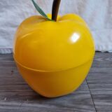 Vintage Yellow Apple Ice Bucket