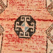 3x10 Peach Orange Handmade Wool Runner Rug, 81x293Cm