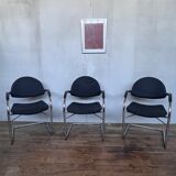 Trio of Vitra armchairs