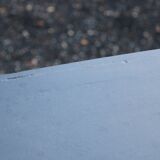 Wooden and jute sideboard