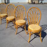 4 rattan chairs