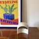 Organic white ceramic table lamp, Italy 1970
