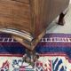1930s English curved mahogany back desk