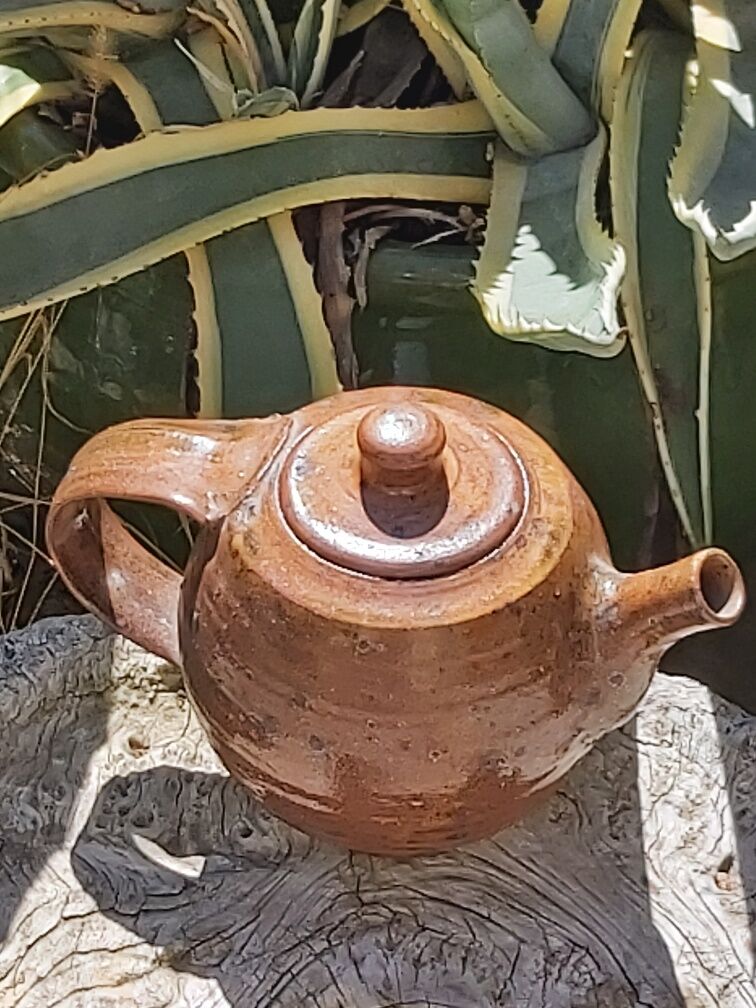 Teapot pyrity sandstone Gustave Tiffoche