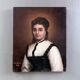 Portrait painting signed 1883
