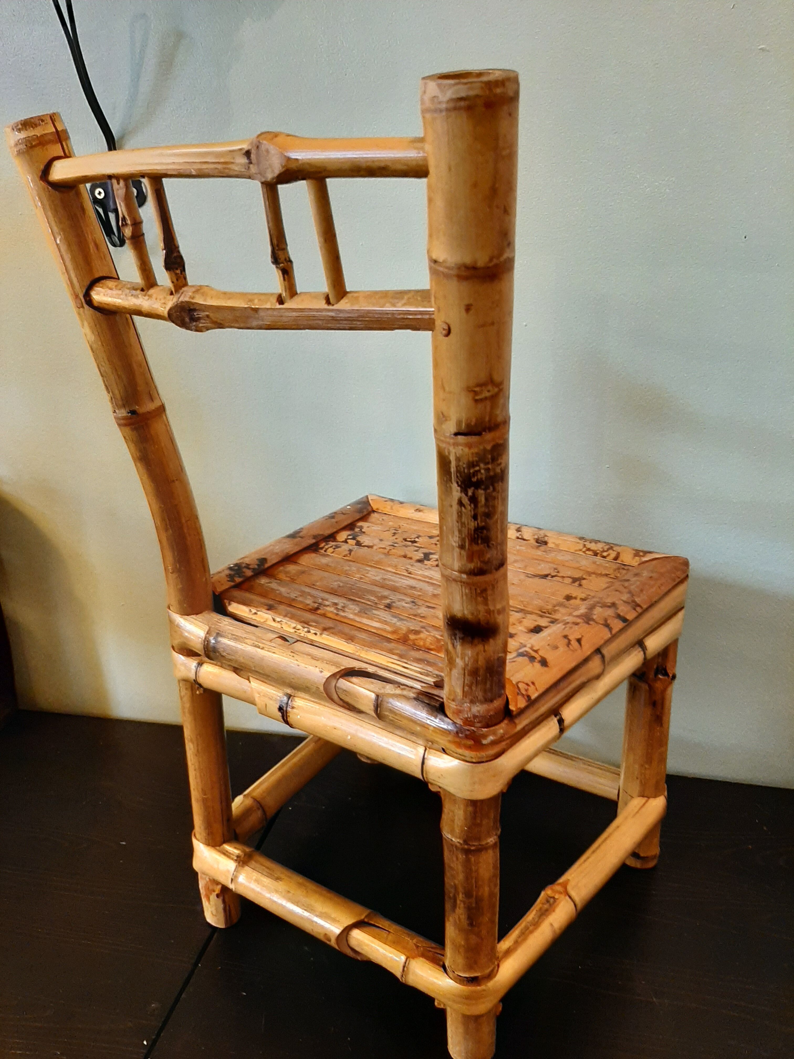 Bamboo chair child