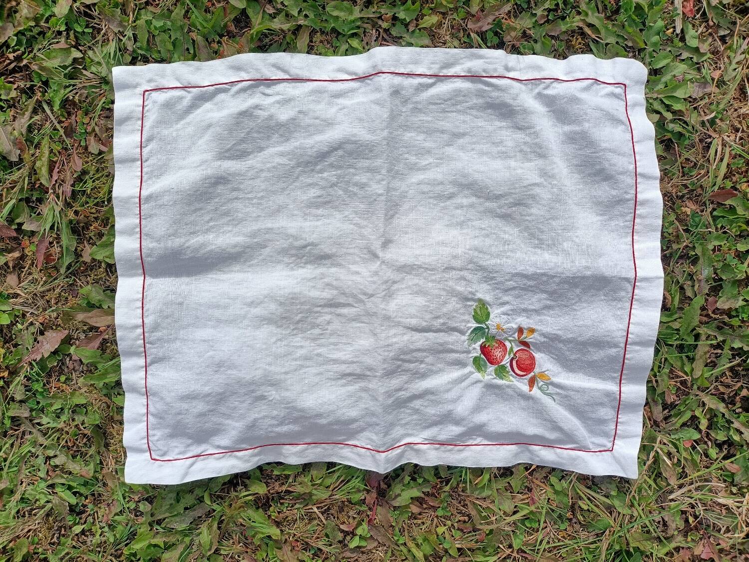 Retro Strawberry Napkin