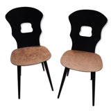 Pair of Chairs Baumann gentian model