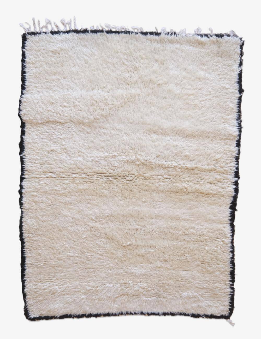Beni Ouarain White Rug - 170 x 123 cm