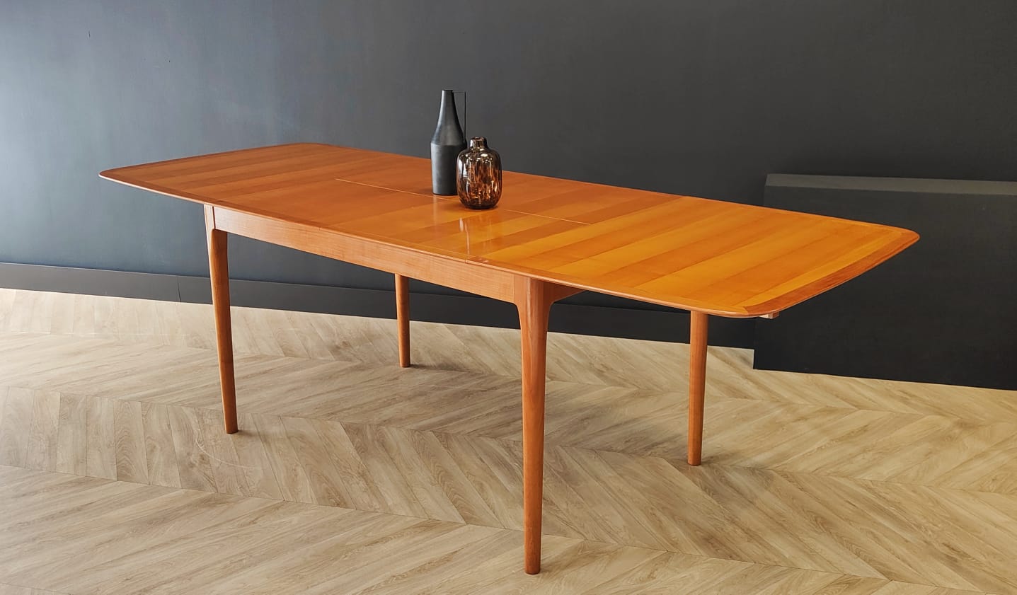 Mid century extendable dining table vintage