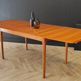 Mid century extendable dining table vintage