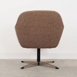 Fauteuil marron, design danois, années 1970, production : Danemark